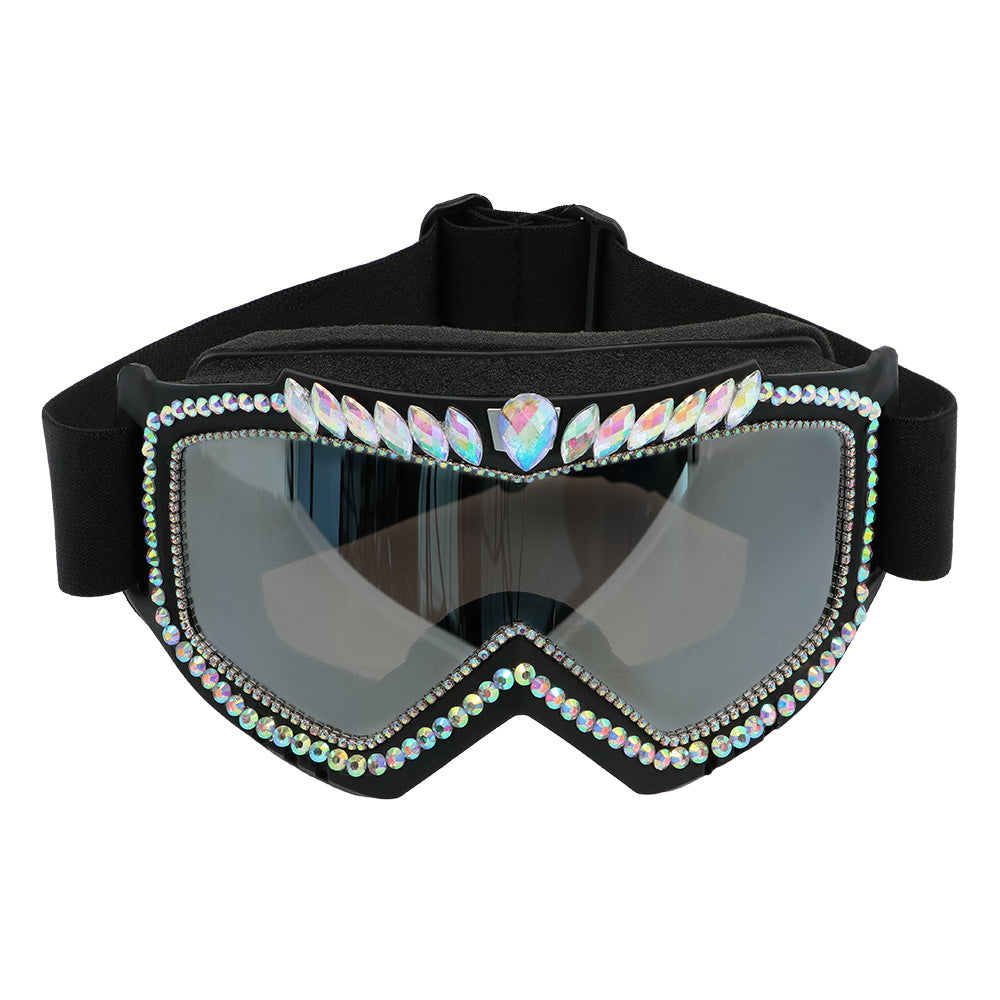 Party Skibrille Galaxy schwarz