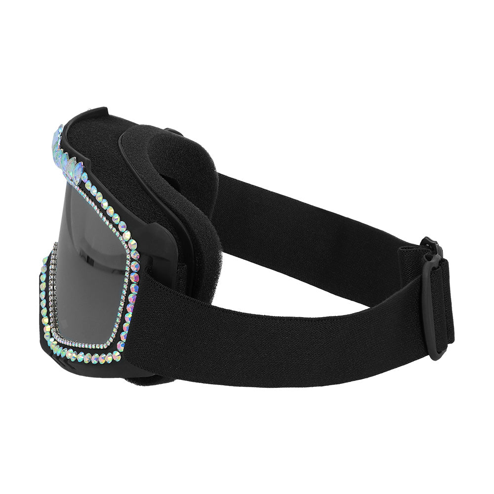 Party Skibrille Galaxy schwarz