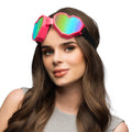 Partybrille rosa Herzform
