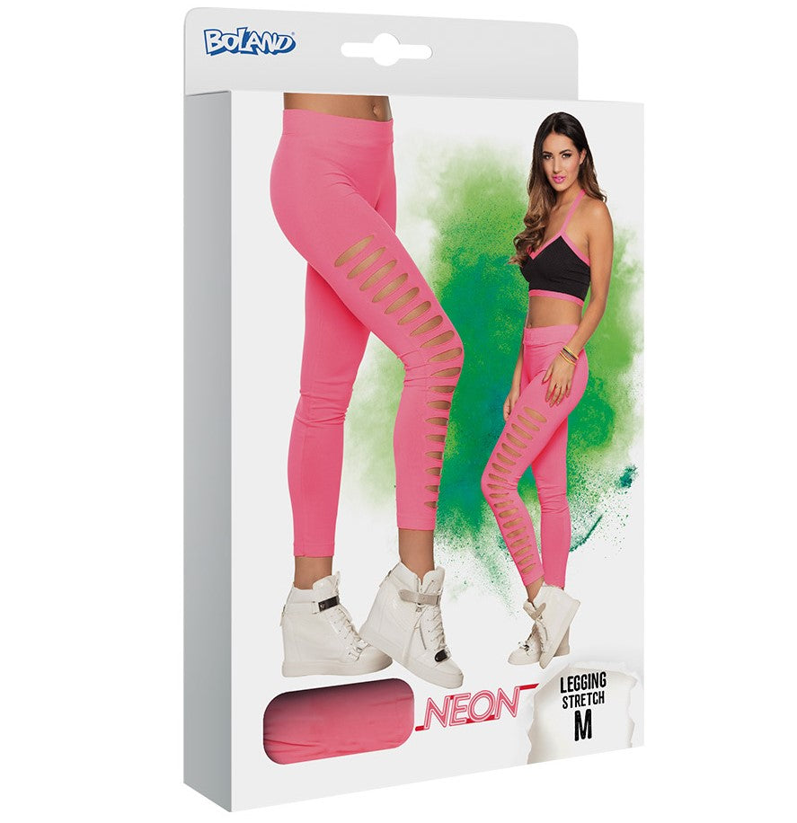 Leggins neonrosa stretch