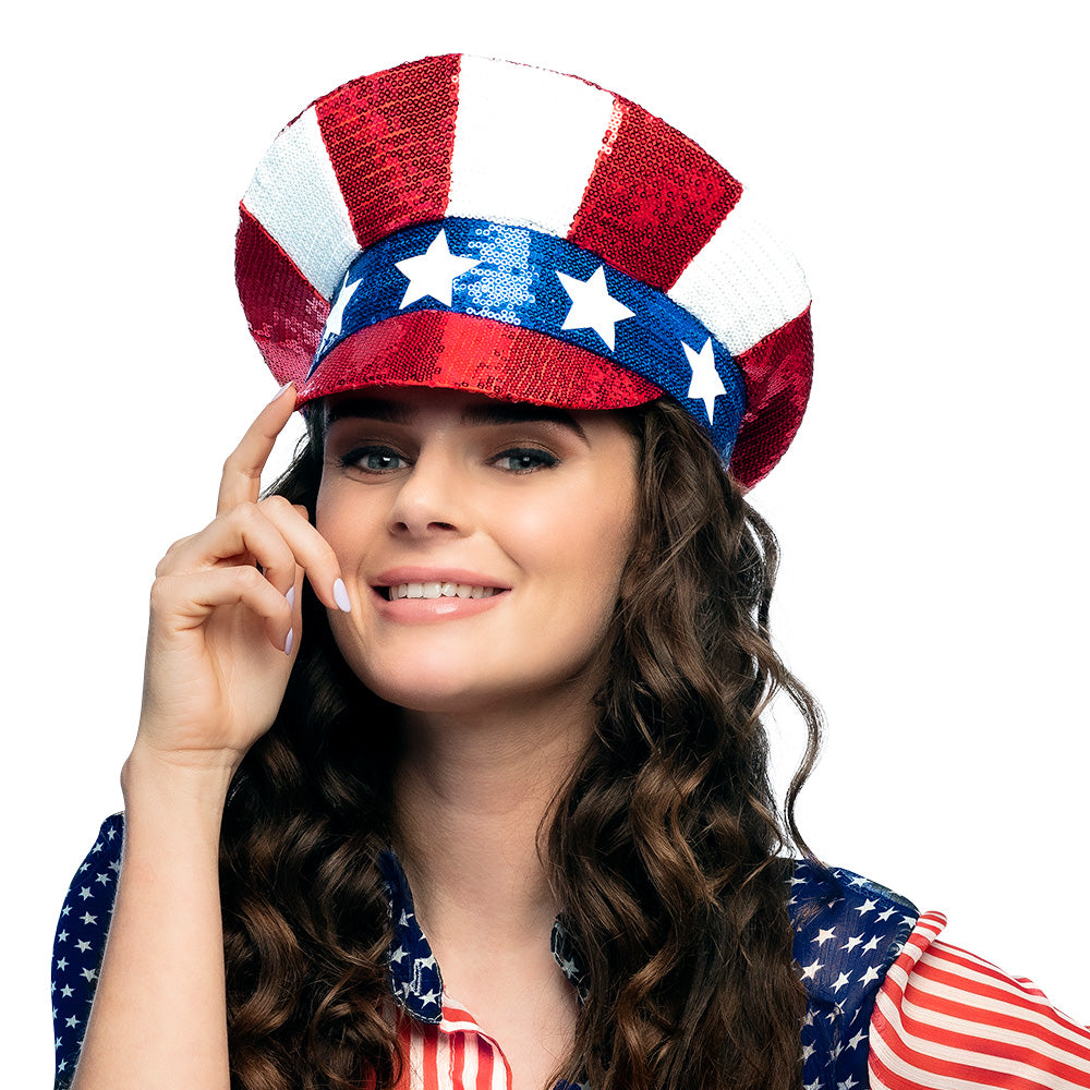 Mütze USA Sparkle – Bild 4 | LuxeStyle