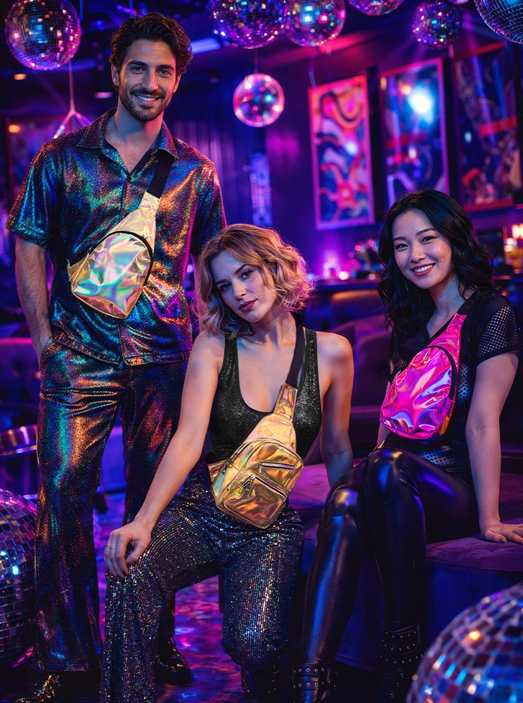 Crossbody Tasche Holo gold