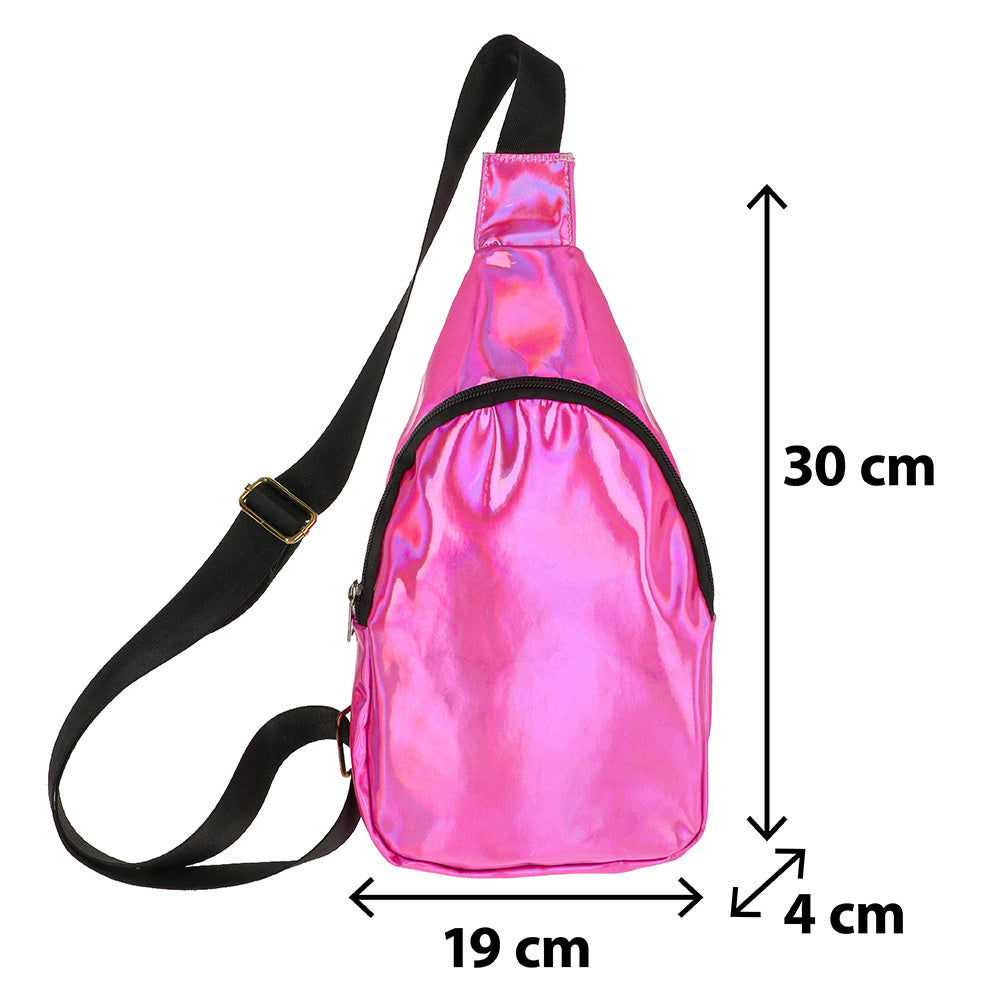 Crossbody Tasche Holo pink – Bild 3 | LuxeStyle