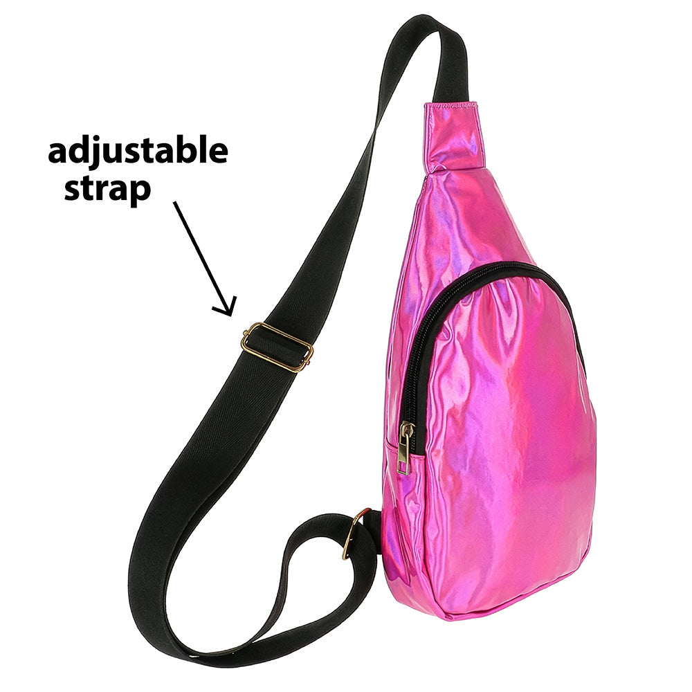 Crossbody Tasche Holo pink