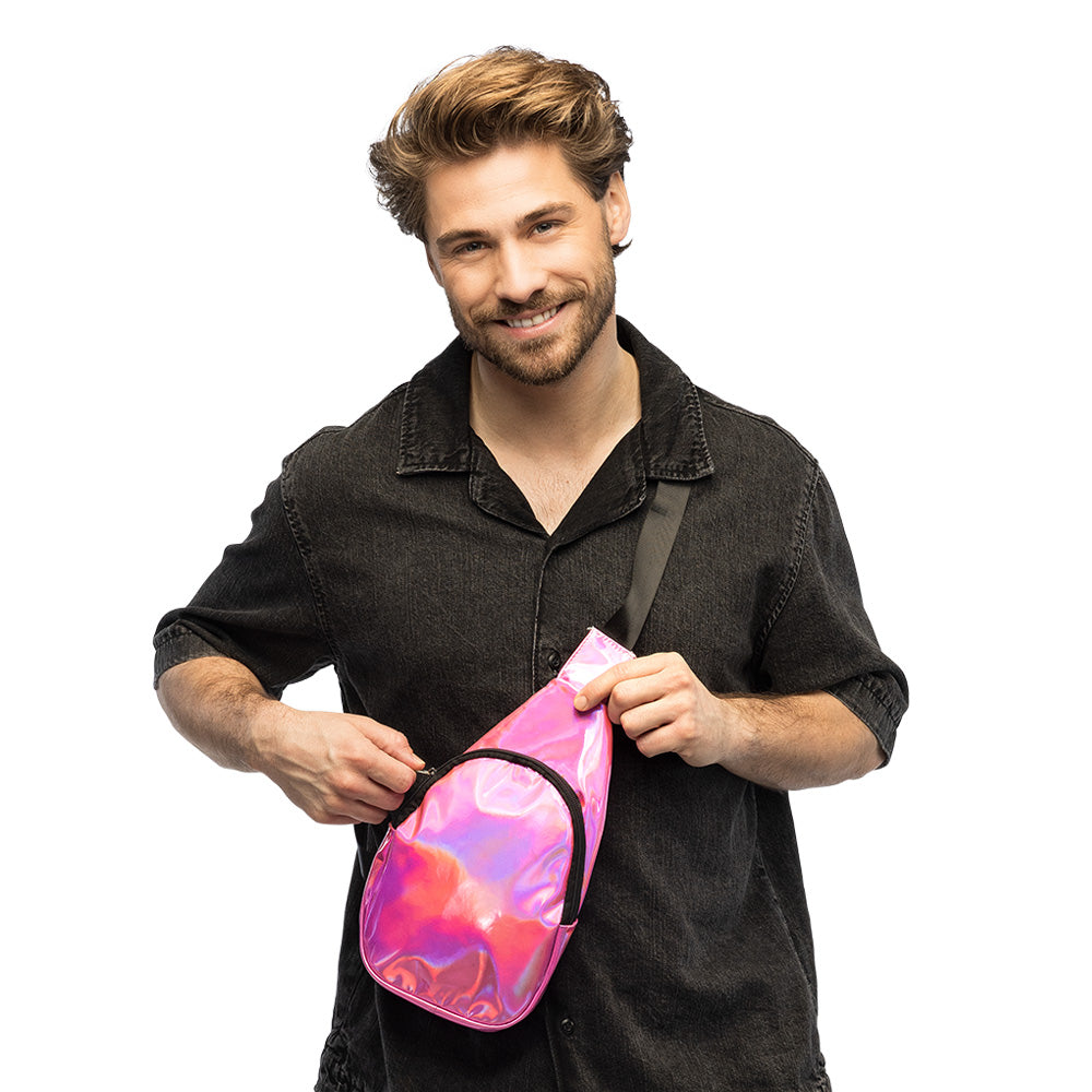 Crossbody Tasche Holo pink – Bild 1 | LuxeStyle