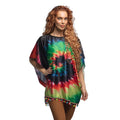 Poncho/Oberteil Batikmuster