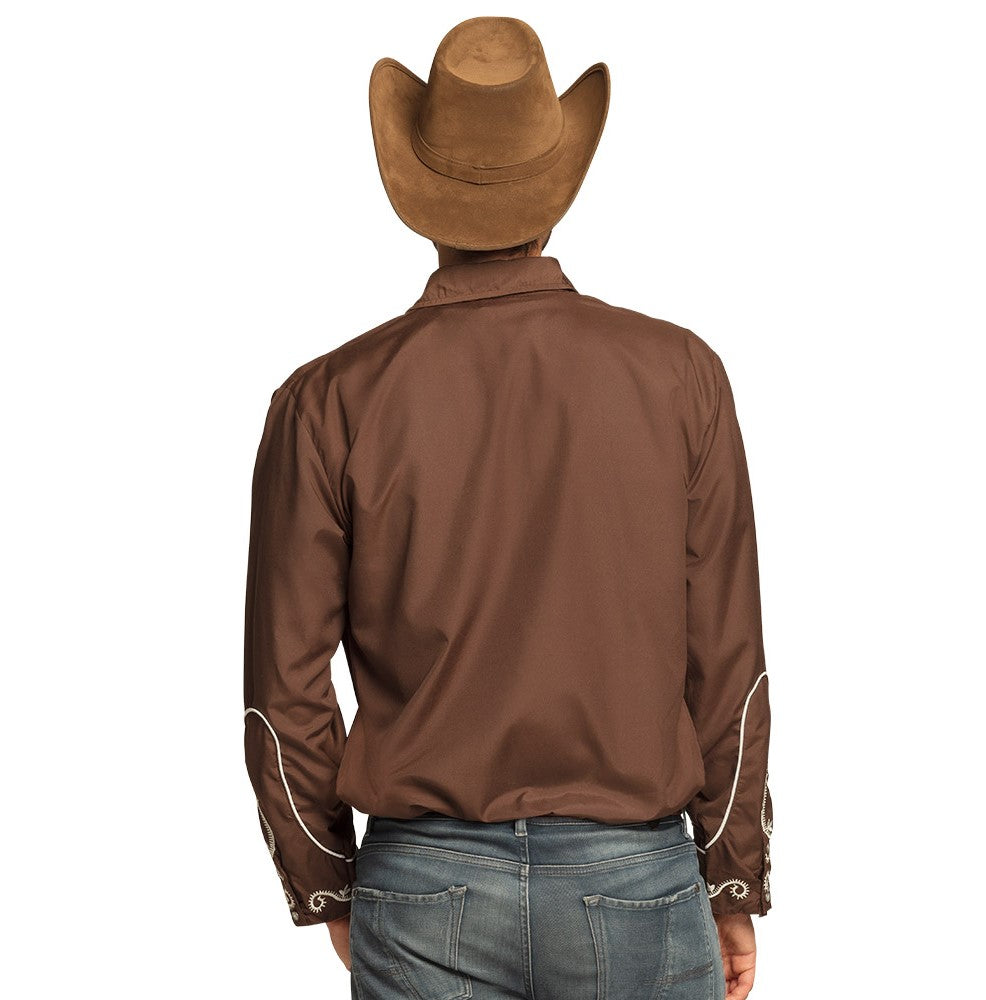 Hemd Western braun