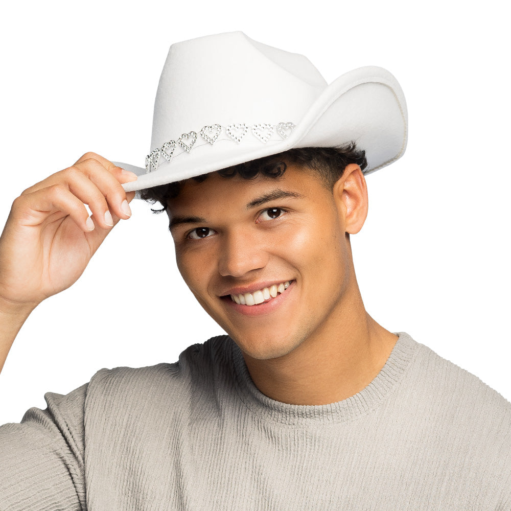 Cowboyhut Jamie weiss – Bild 1 | LuxeStyle