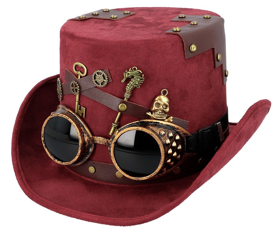 Hut Keypunk bordeaux rot – Bild 1 | LuxeStyle
