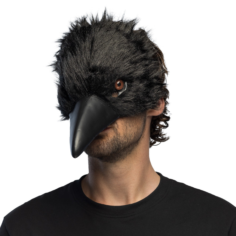 Plüsch Halbmaske Krähe – Bild 1 | LuxeStyle
