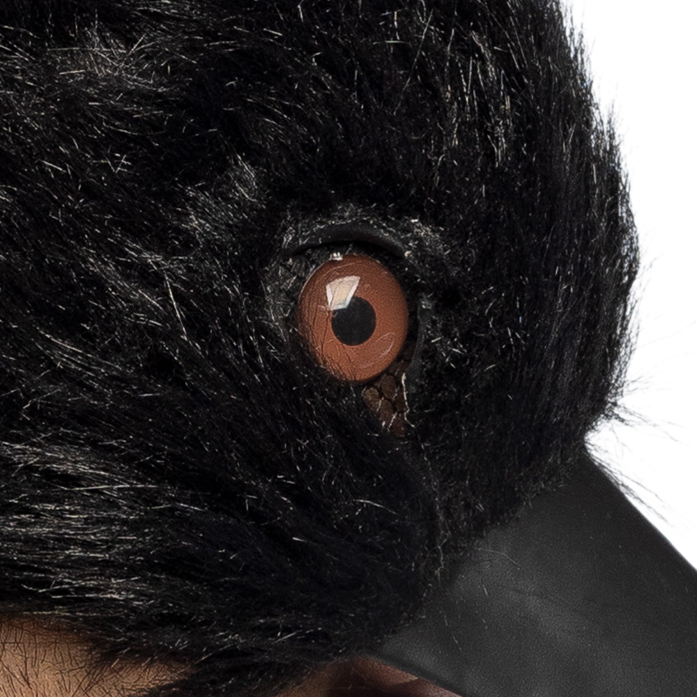 Plüsch Halbmaske Krähe – Bild 4 | LuxeStyle