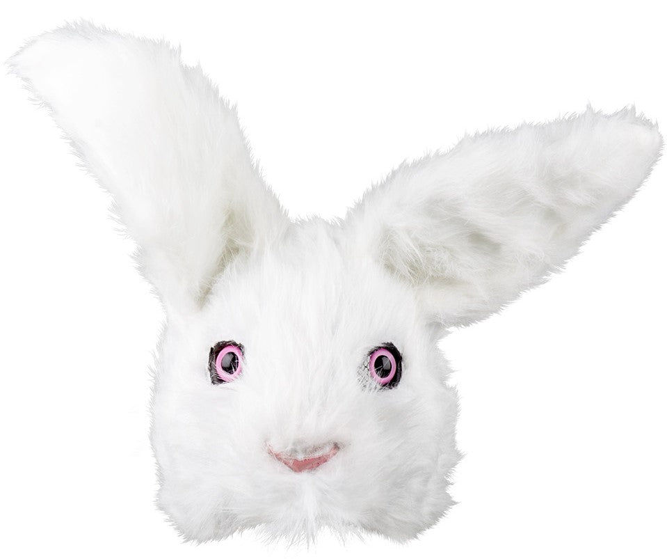Plüsch Maske Hase weiss – Bild 1 | LuxeStyle