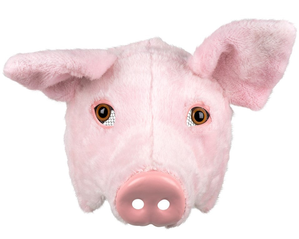 Plüsch Maske Schwein rosa – Bild 1 | LuxeStyle
