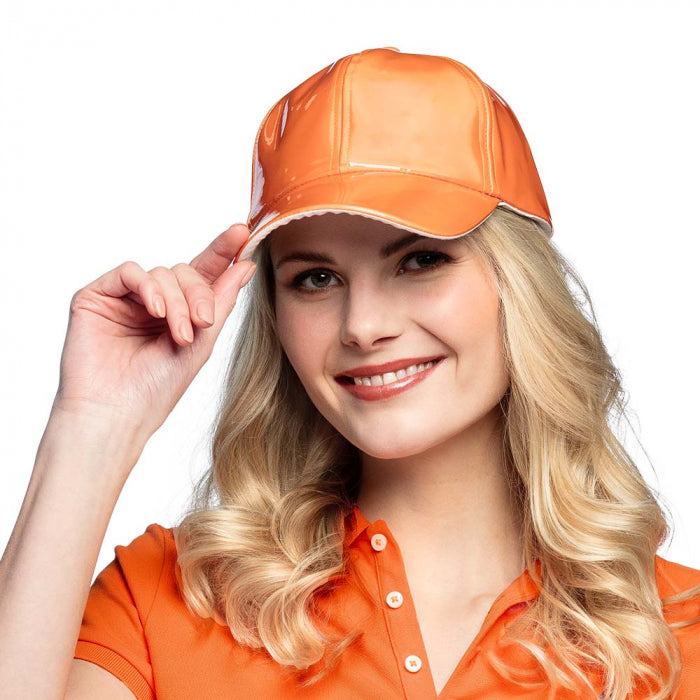 Mütze Holo orange – Bild 2 | LuxeStyle
