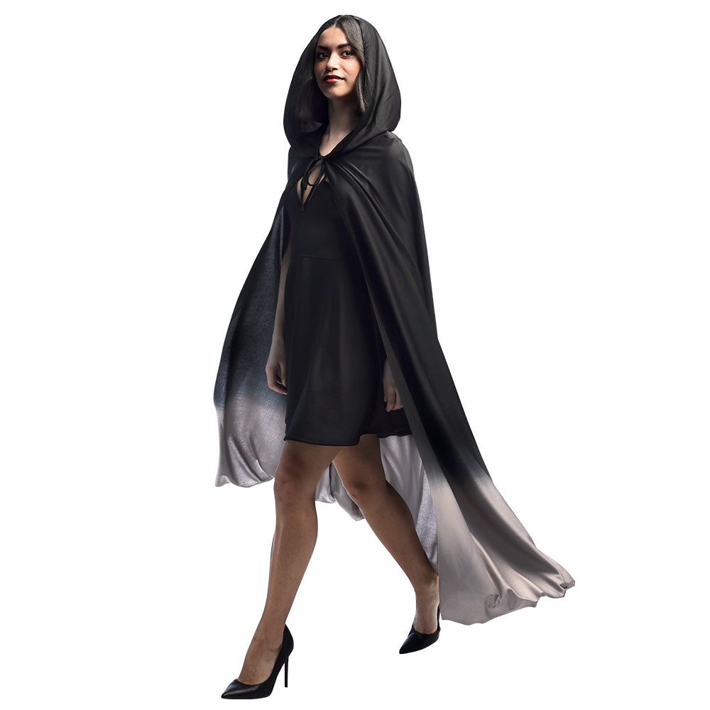 Umhang Fade schwarz-grau – Bild 3 | LuxeStyle