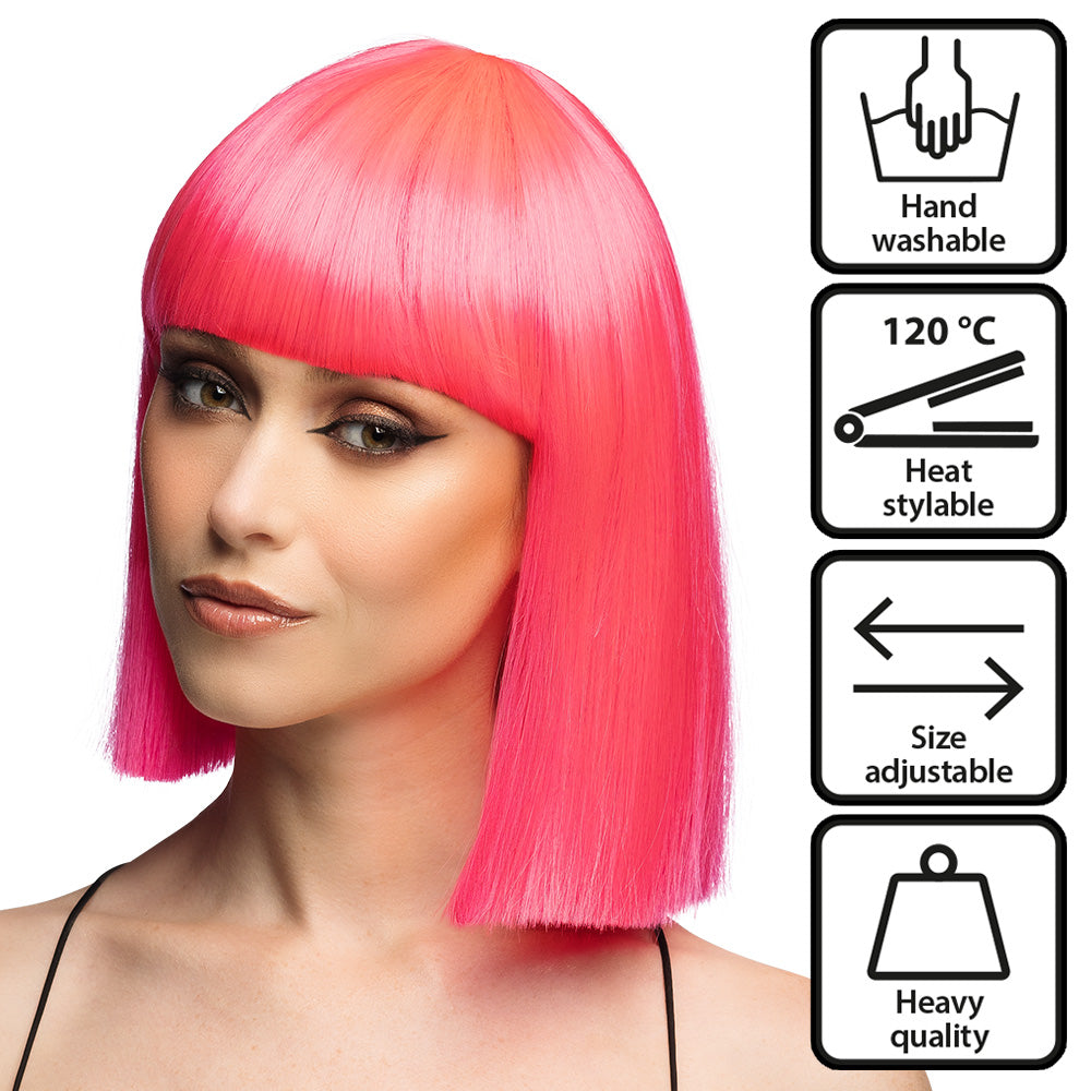 Perücke Djamilla Bob pink – Bild 3 | LuxeStyle