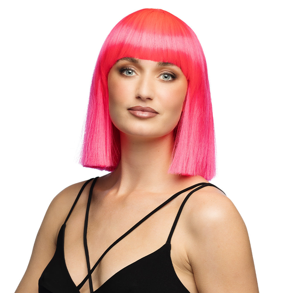 Perücke Djamilla Bob pink