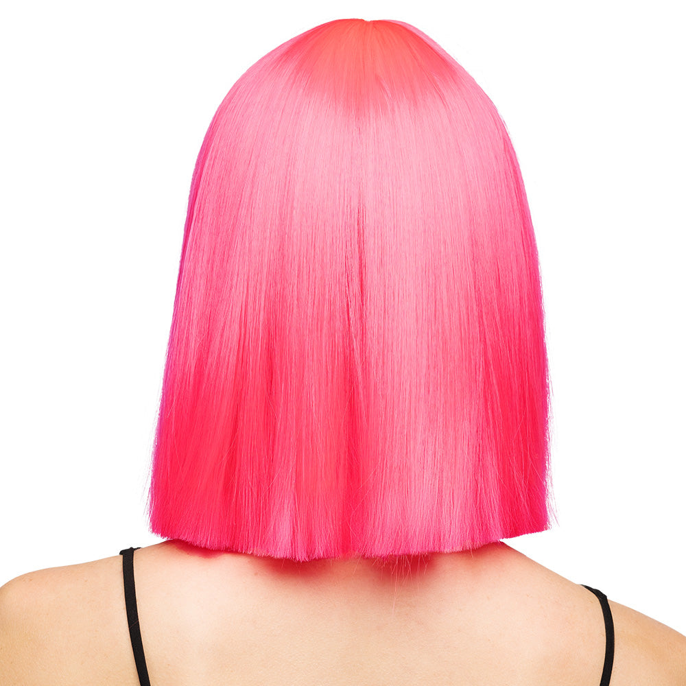 Perücke Djamilla Bob pink