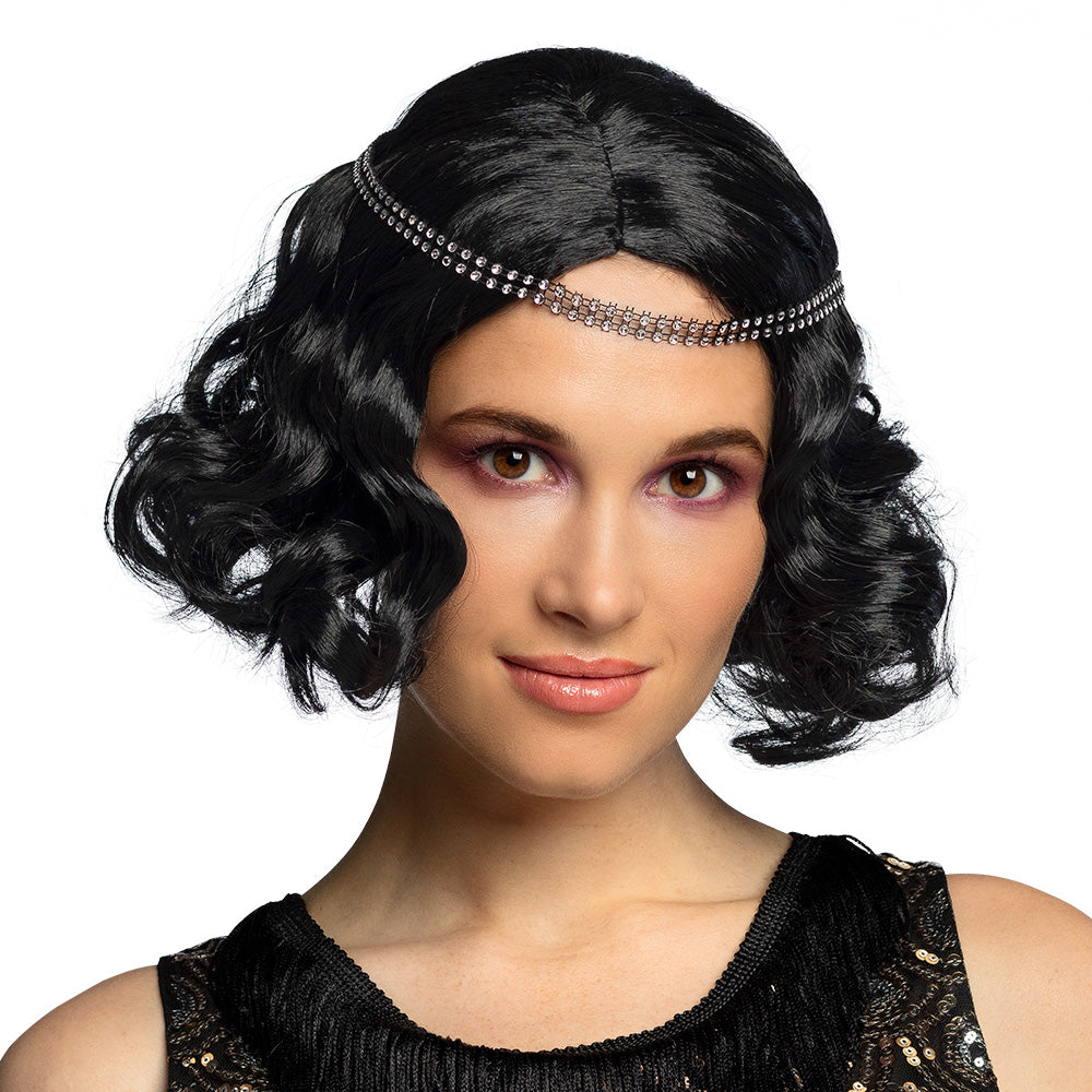 Perücke Flapper schwarz – Bild 1 | LuxeStyle