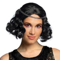 Perücke Flapper schwarz