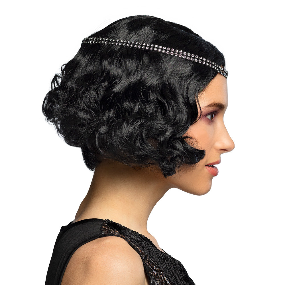 Perücke Flapper schwarz – Bild 2 | LuxeStyle