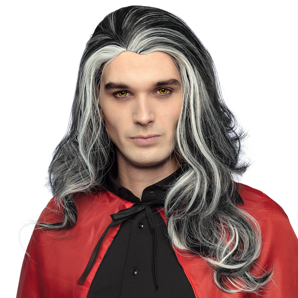 Perücke Vampire Louis, schwarz – Bild 1 | LuxeStyle