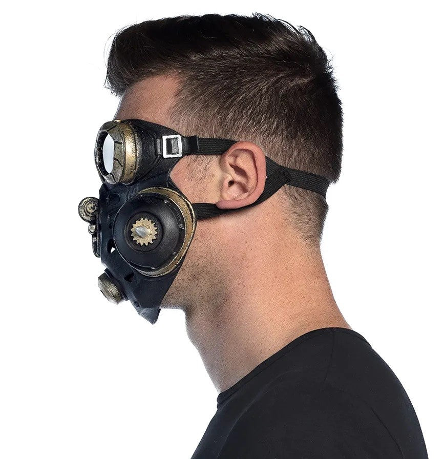 Gasmaske aus Latex