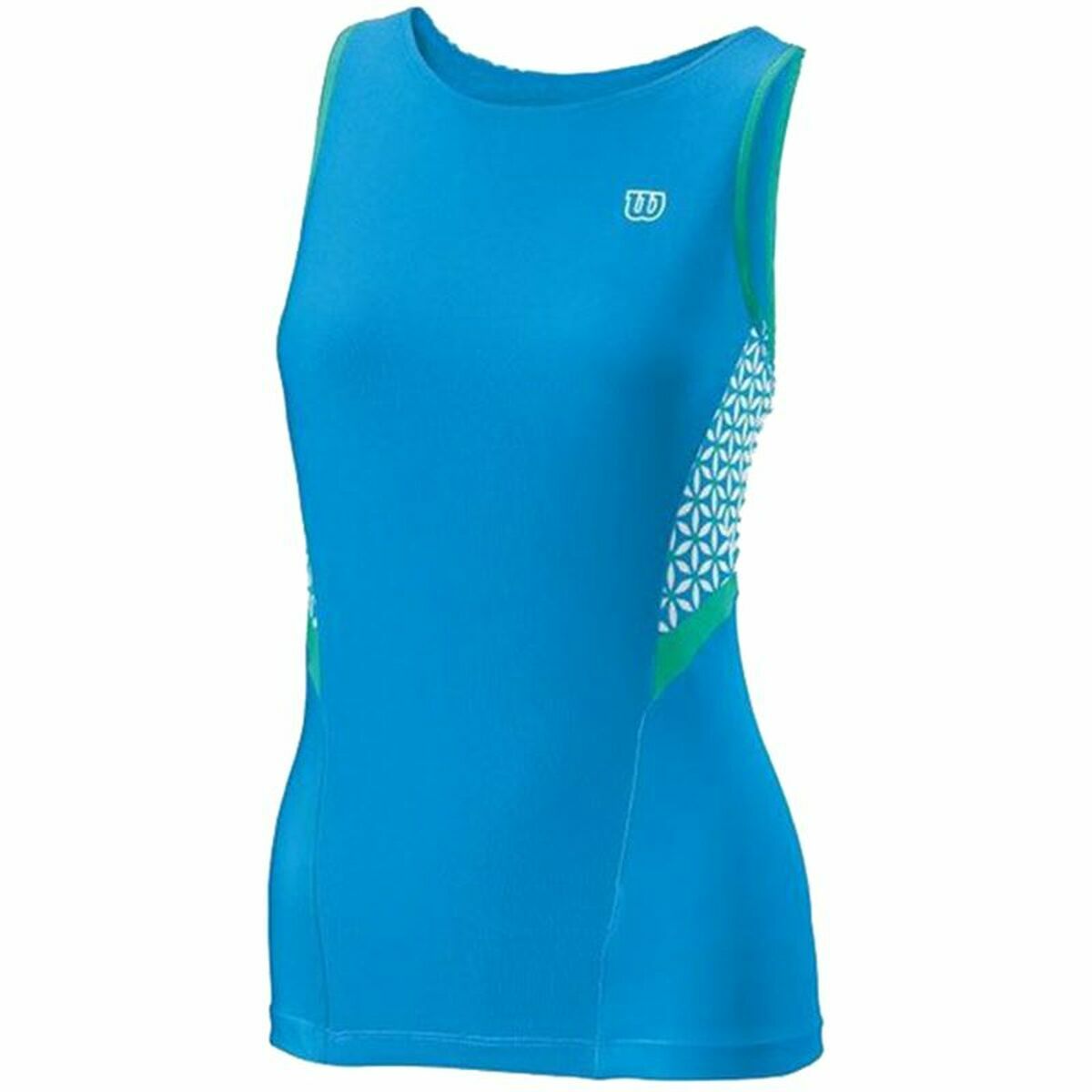 Ärmelloses Damen-T-Shirt Wilson Glamour grün Tennis Reversibel · Generalüberholt (Note C)
