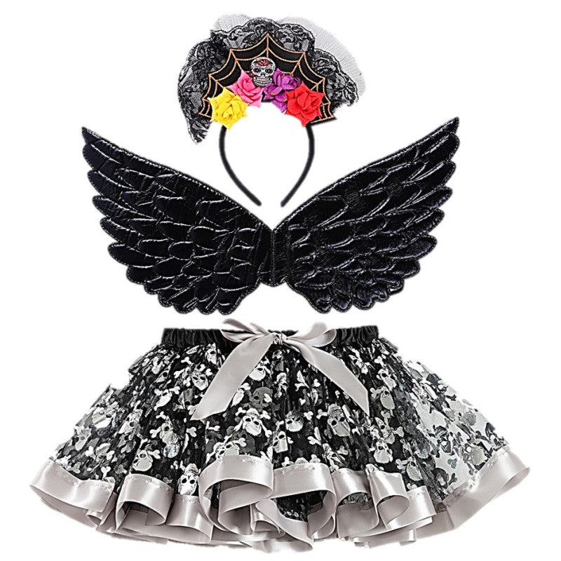 Halloween Tutu mit Zubehör