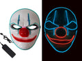 Maske Hugly Clown mit LED