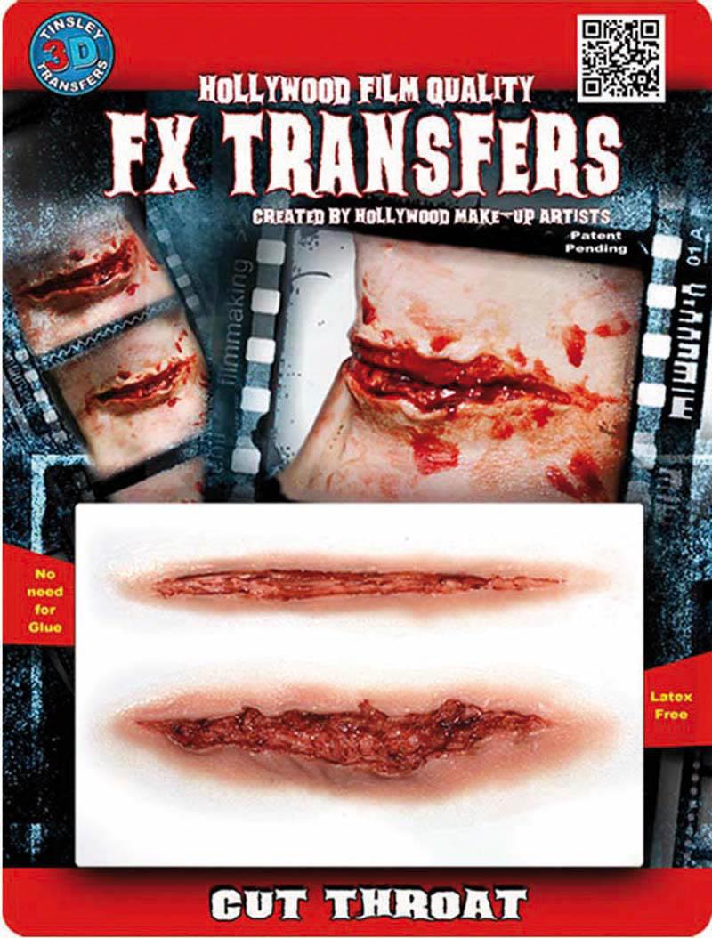 FX 3D Klebetattoo Kehlenschnitt – Bild 1 | LuxeStyle