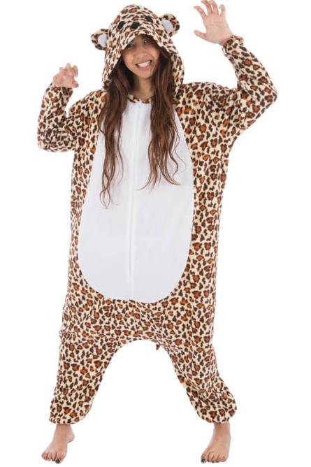 Kigurumi Onesie Leopard · Gr. M