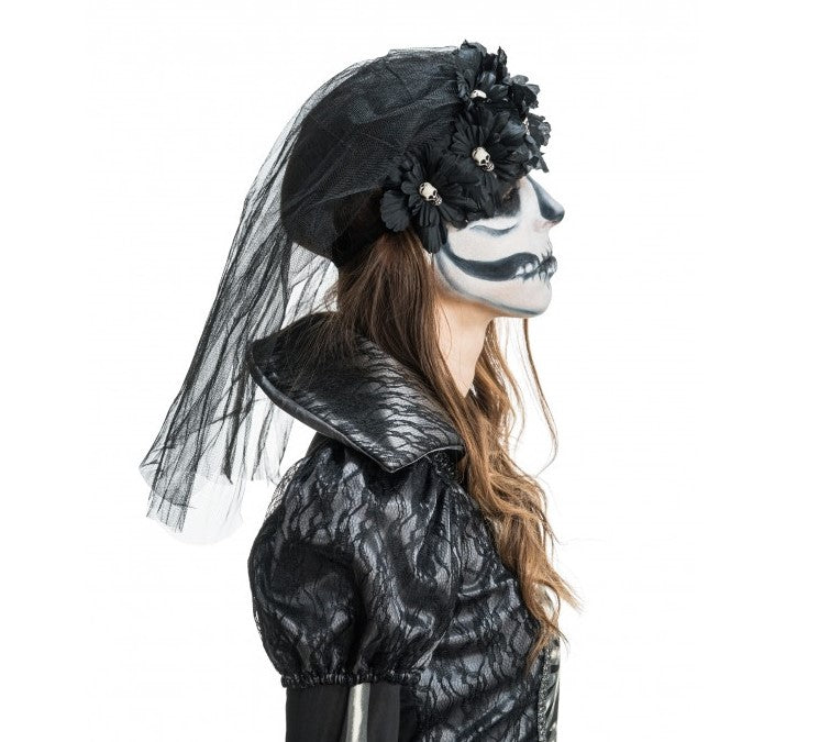 Gotischer Kopfschmuck schwarz – Bild 2 | LuxeStyle