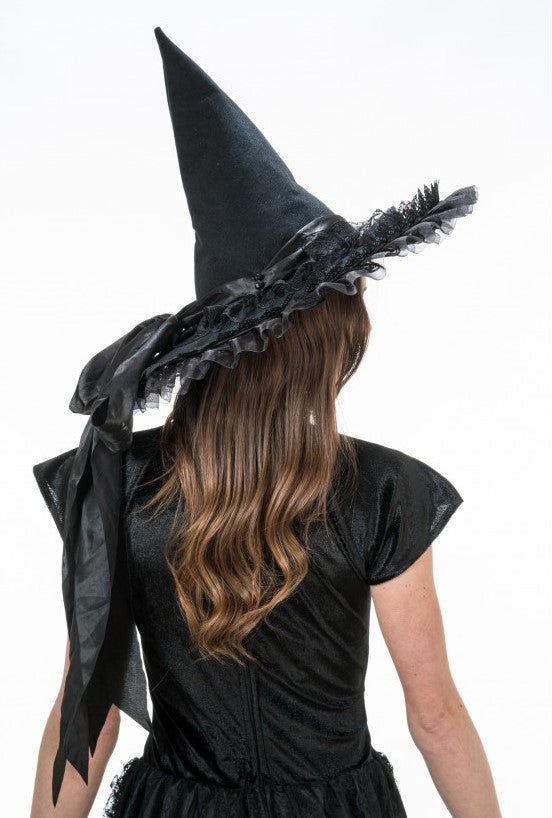 Hexenhut schwarze Spitze – Bild 3 | LuxeStyle