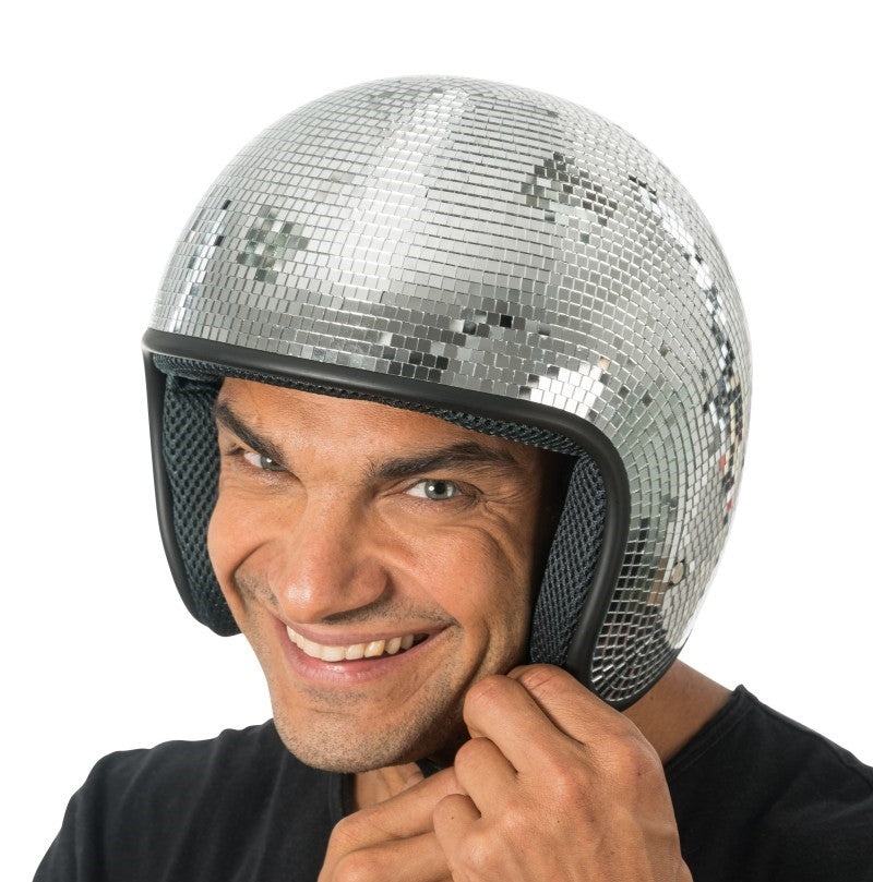 Glitzer Helm silber – Bild 2 | LuxeStyle