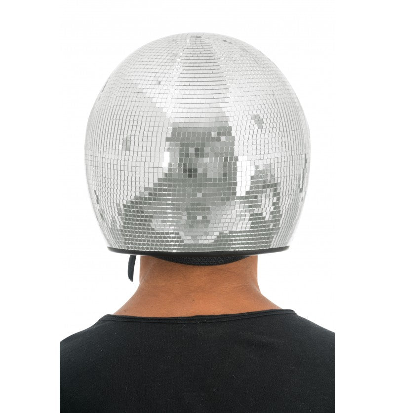 Glitzer Helm silber – Bild 1 | LuxeStyle