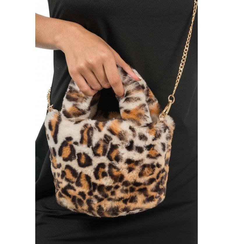 Tasche klein aus Kunstfell