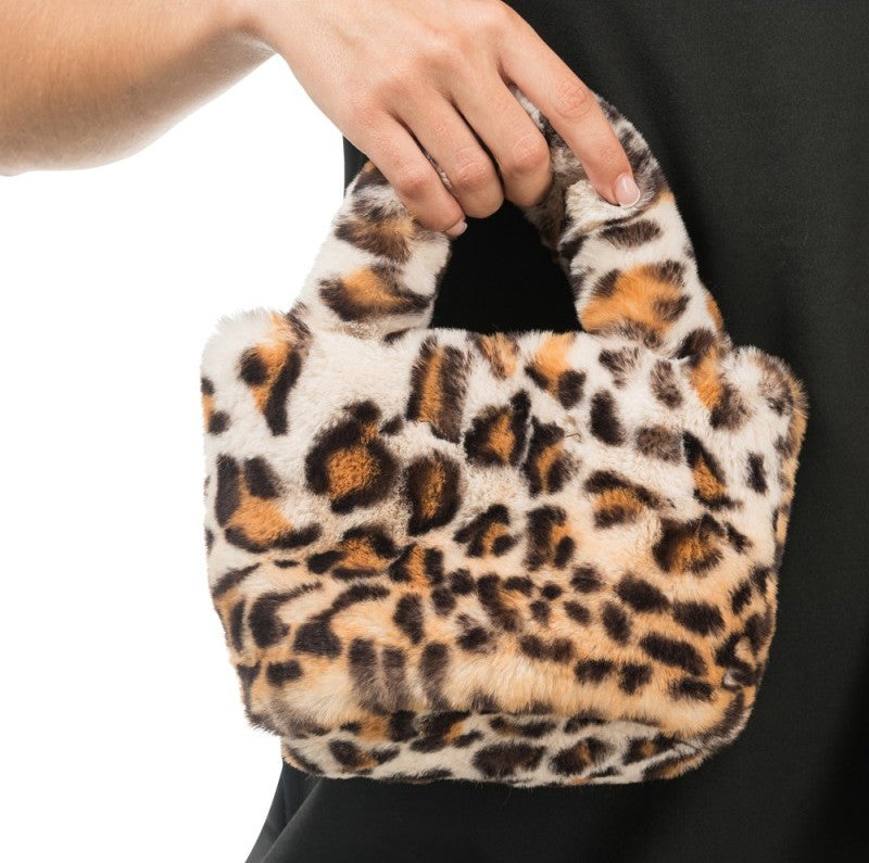 Tasche klein aus Kunstfell