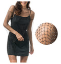 Festival Netz Kleid schwarz