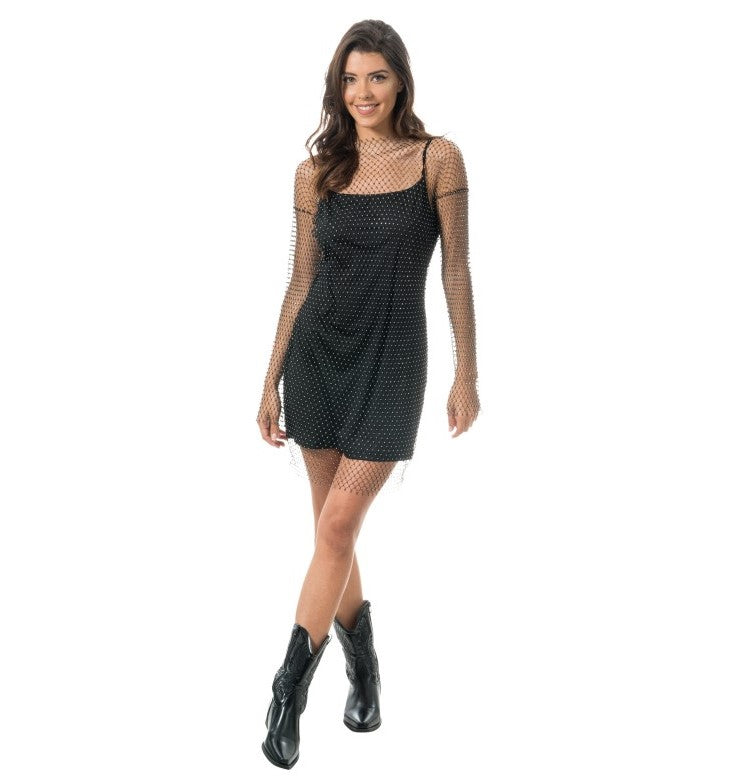 Festival Netz Kleid schwarz – Bild 3 | LuxeStyle