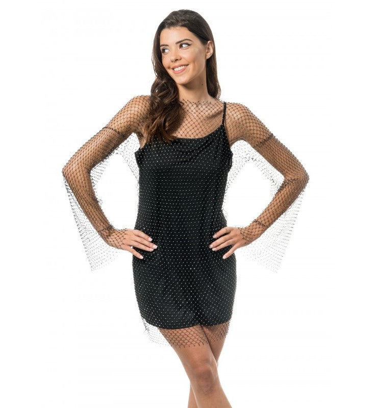 Festival Netz Kleid schwarz – Bild 4 | LuxeStyle