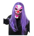 Maske aus Latex Crazy Clown