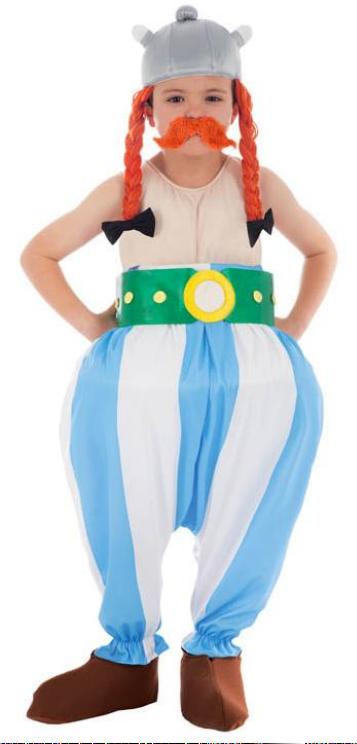 Kinderkostüm Obelix · Gr. 128cm