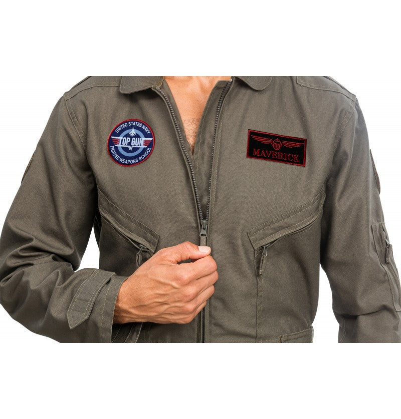 Kampfjet Pilot Overall grün