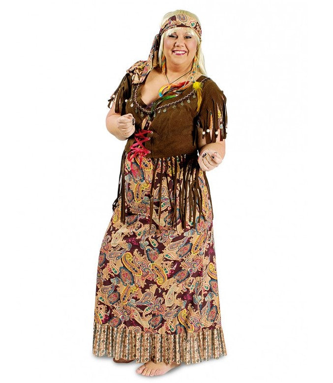 Kostüm Sunny Hippie 2-tlg. · Gr. XL