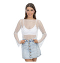 Netz Shirt weiss