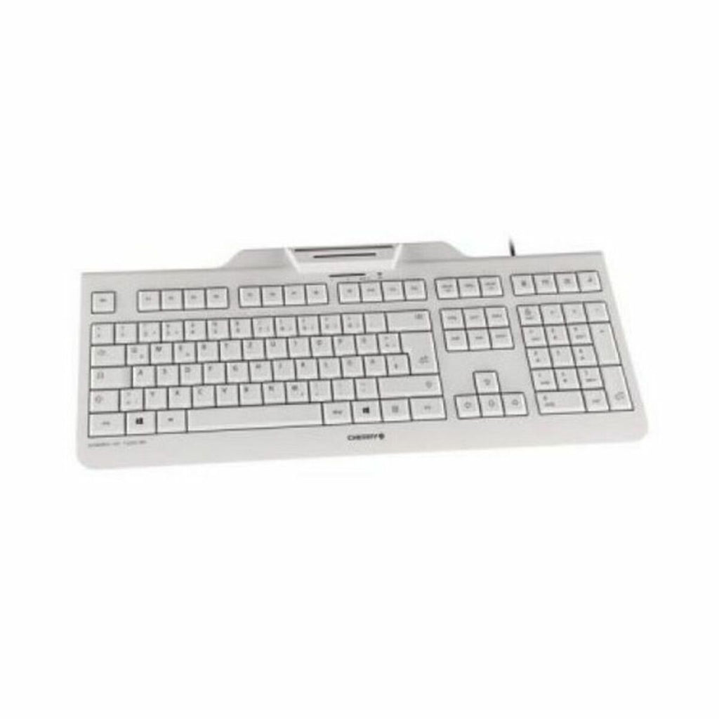 E-Reader mit Tastatur Cherry JK-A0100ES-0 Weiss Grau Qwerty Spanisch QWERTY