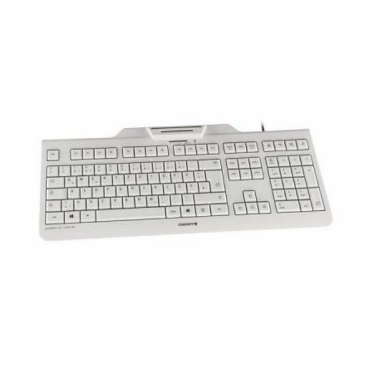 E-Reader mit Tastatur Cherry JK-A0100ES-0 Weiss Grau Qwerty Spanisch QWERTY