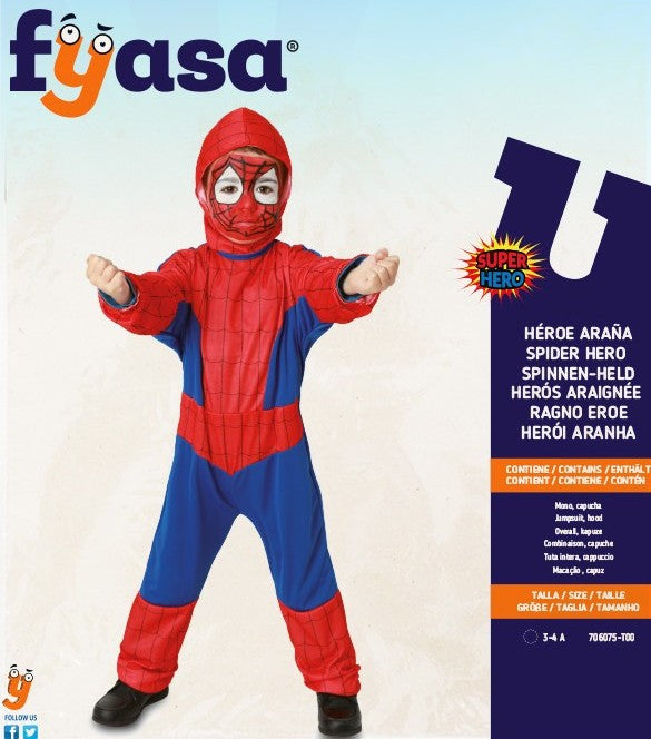 Kostüm Spinnen Held 3-4 Jahre – Bild 1 | LuxeStyle