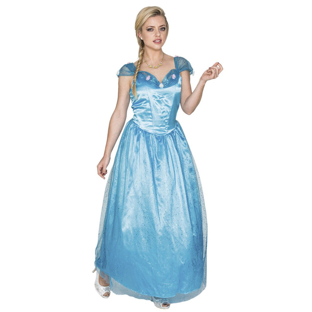 Kostüm Prinzessin blau · Gr. M/L